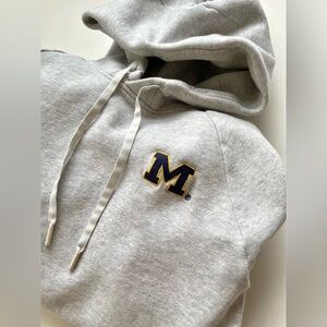 Lululemon Men’s University of Michigan Hoodie, Heather Gray, Size Large